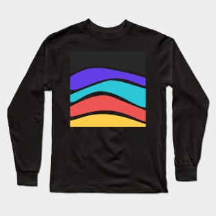 Abstract background with colors Long Sleeve T-Shirt